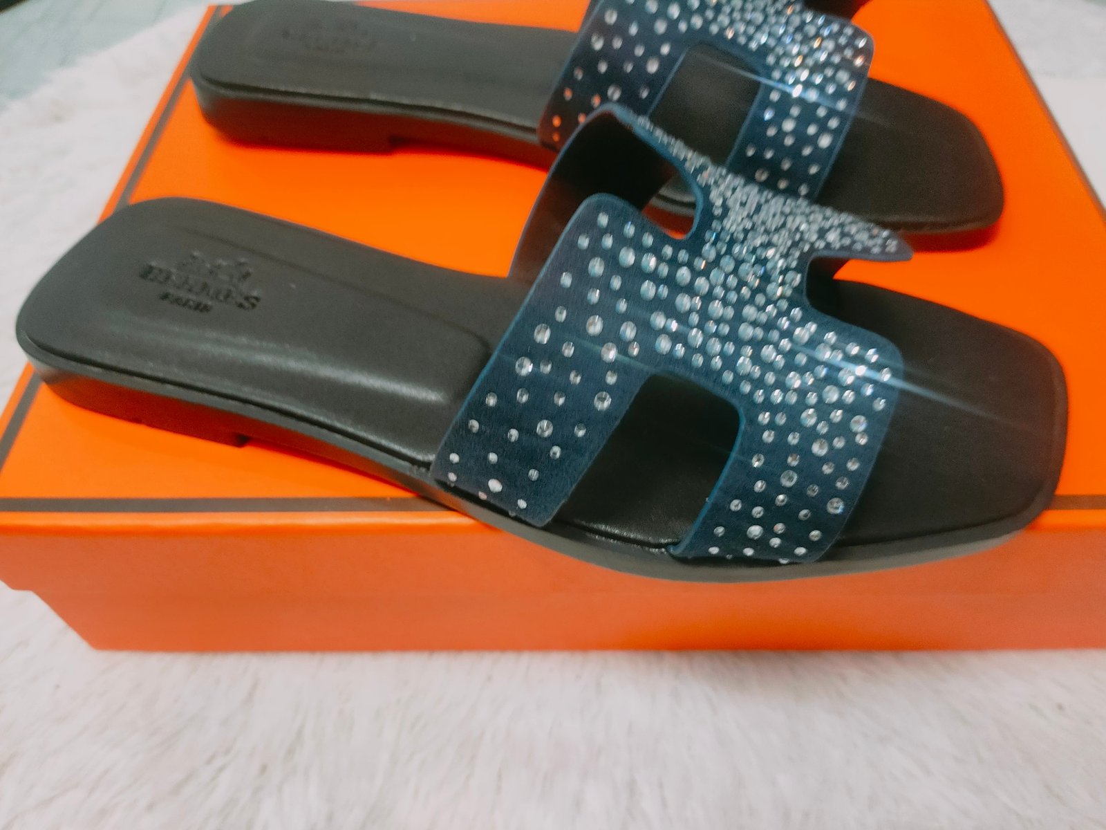 HM Oran Sandals 38 Crystal Embellished - Sandals - Image 5