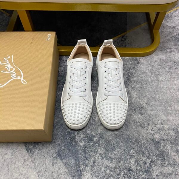 CL Louis Junior Spikes White Leather - Sneakers