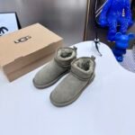 UGG Classic Mini II Grey Suede – Stivali