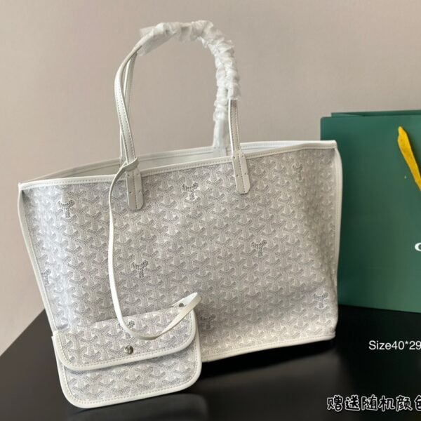 GYD Saint Louis GM White GYDine Canvas - Bag
