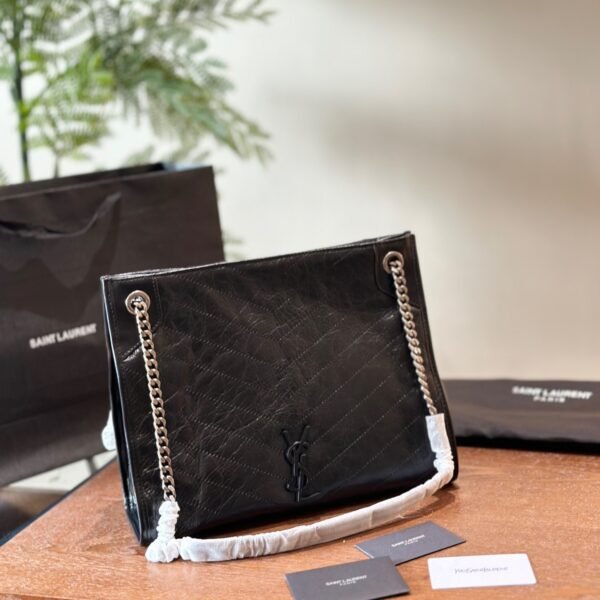 YSL Niki Medium Black Leather - Bag