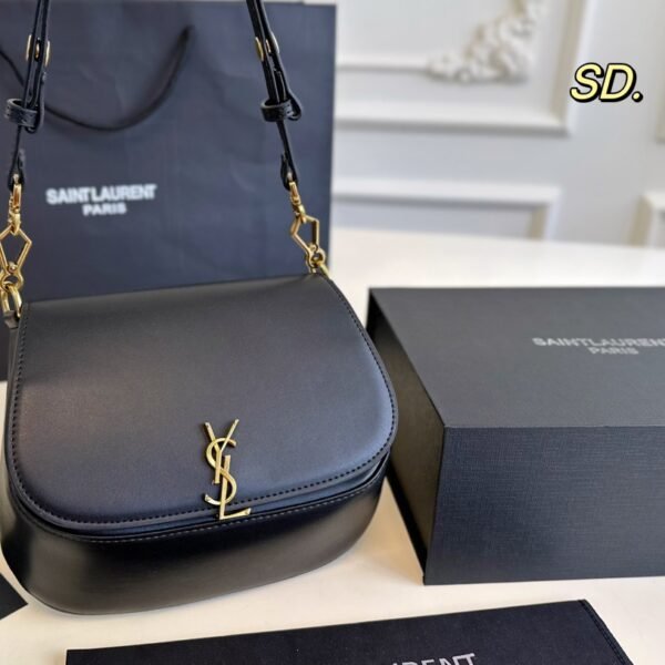 YSL Solferino Small Black Leather - Bag