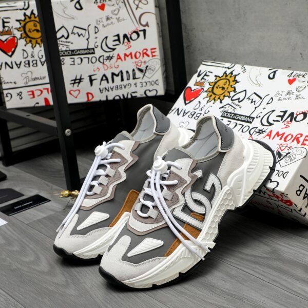 D&G NS1 White/Grey - Sneakers