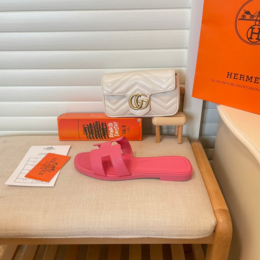 HM Oran Sandals Pink Leather - Sandals - Image 4