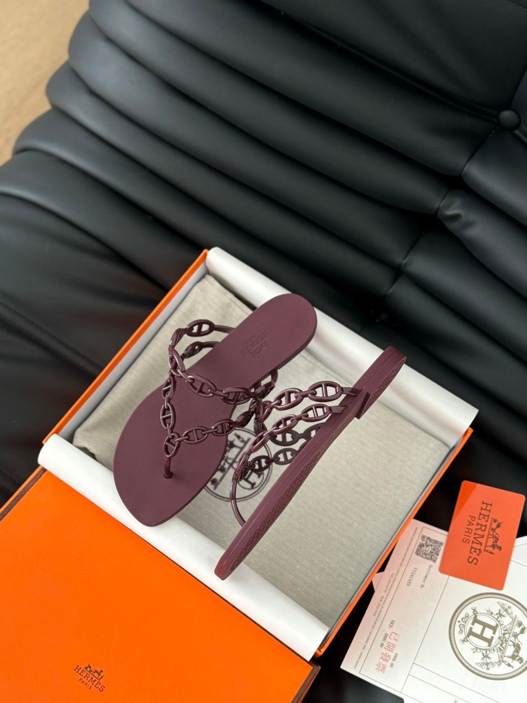 HM Oran Sandals Burgundy - Sandals - Image 7