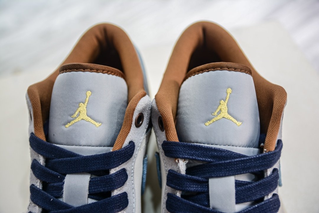 NK Air Jordan 1 Low SE Craft Multi-Color - Sneakers - Image 8
