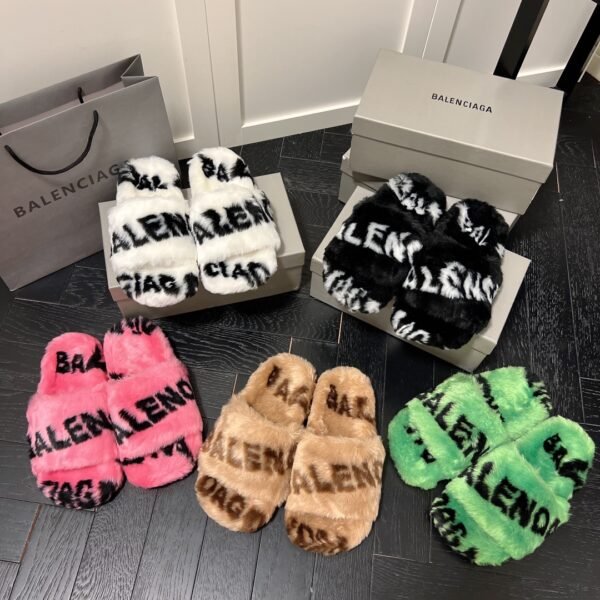 BAL Fur Logo Slides Various Colors - Slides