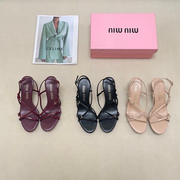 MIU Strappy Sandals - Sandals