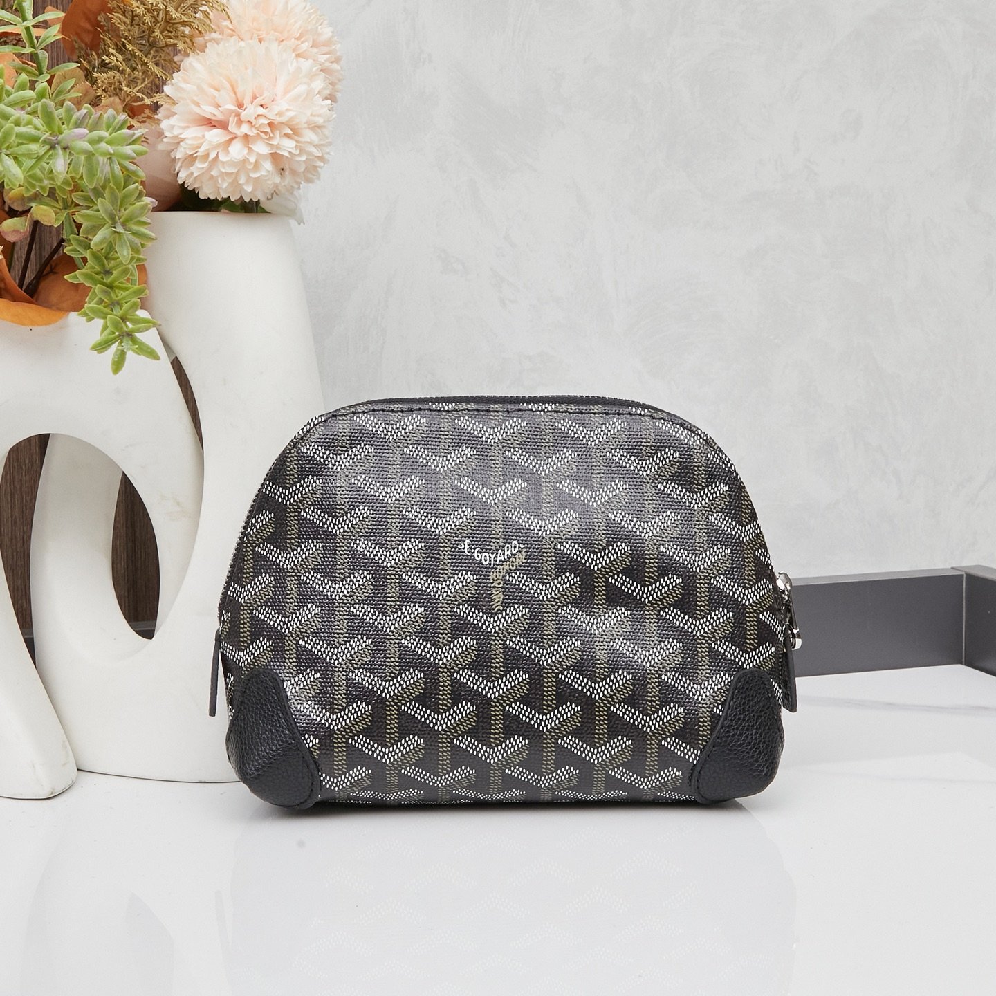 GYD Vendome Black Chevron Canvas - Bag - Image 3