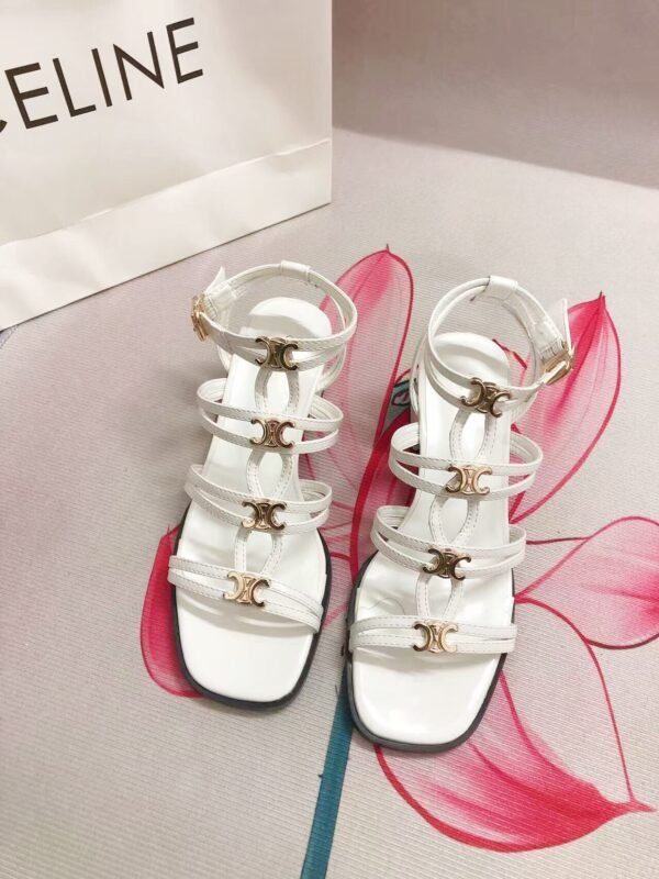 CEL Triomphe Strappy Sandals – Scarpe con tacco