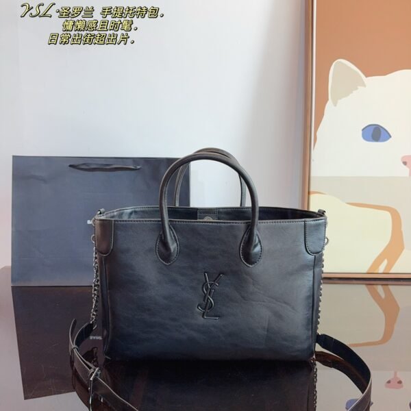 YSL Sac De Jour Small Black Leather - Bag