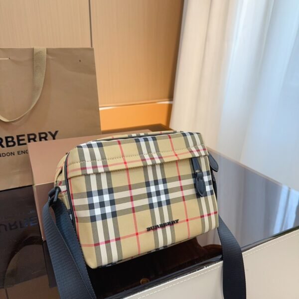 BBR Vintage Check Camera Bag Beige Check - Bag