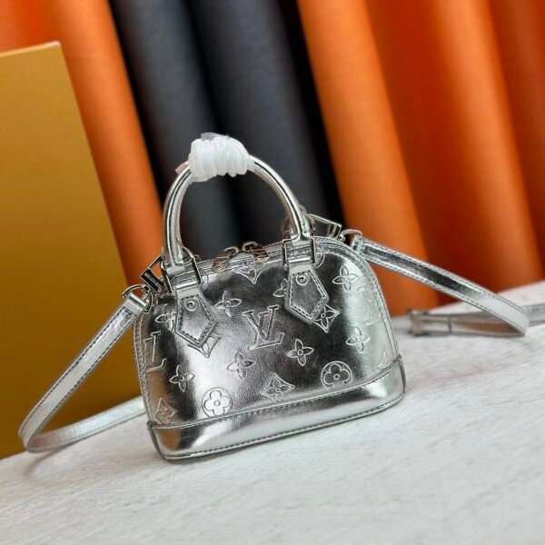 LV Alma BB Silver Monogram Vernis - Bag