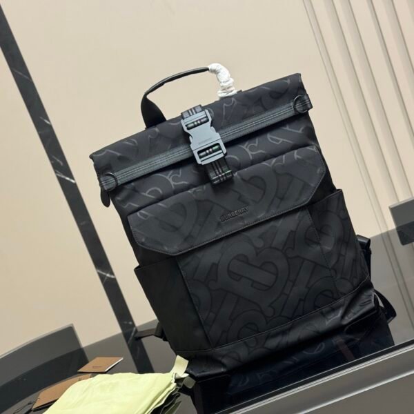 BBR Logo Print Backpack Black - Backpack
