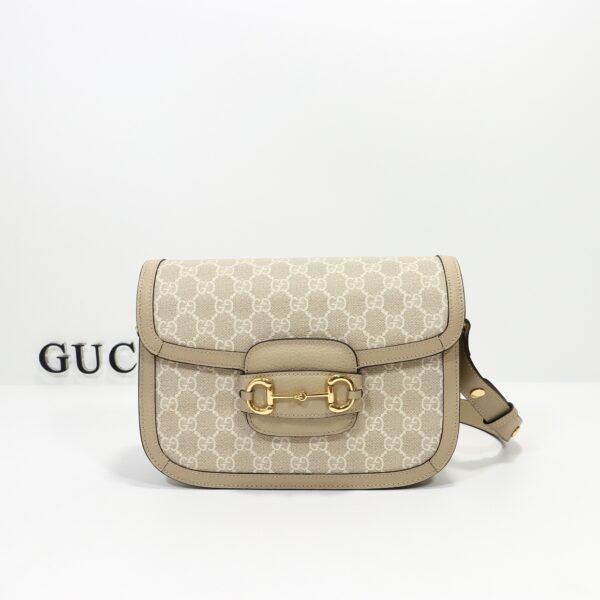 GG Horsebit 1955 Beige GG Supreme Canvas - Bag