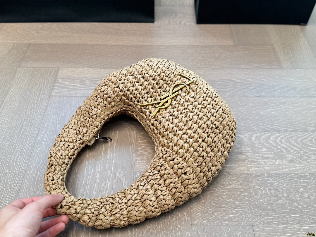 YSL Le 5 à 7 Hobo Raffia - Bag - Image 7