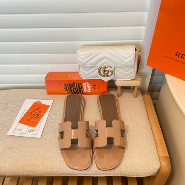 HM Oran Sandals Tan Leather - Sandals