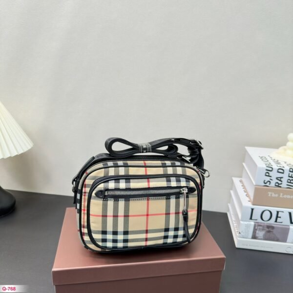BBR Vintage Check Camera Bag Beige Check - Bag