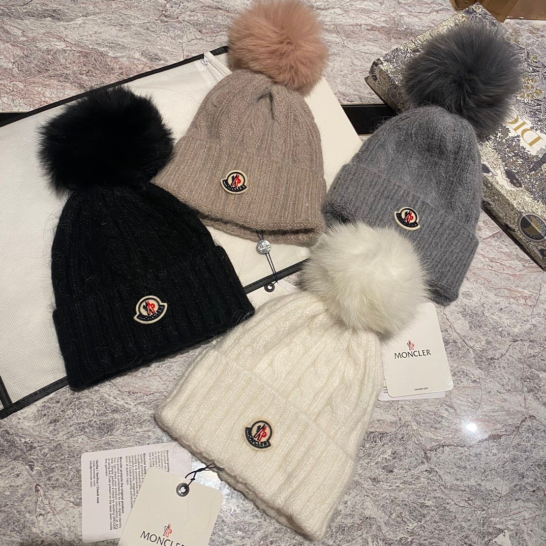 MCL Pom Pom Beanie Wool - Hat