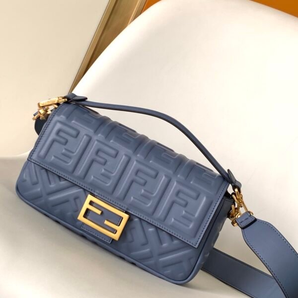FD Baguette Blue Lambskin - Bag