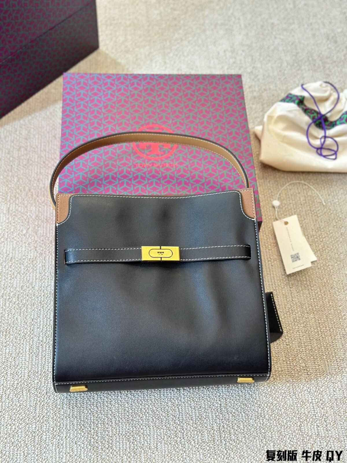 TB Cowhide Leather Bag — 5
