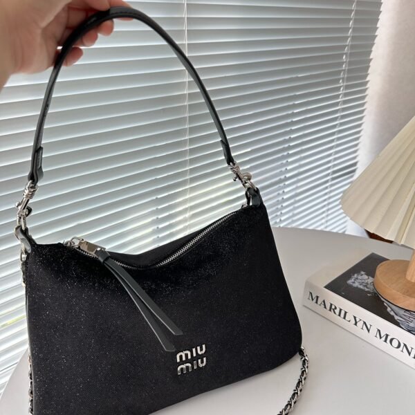 MIU Wander Black Leather - Bag