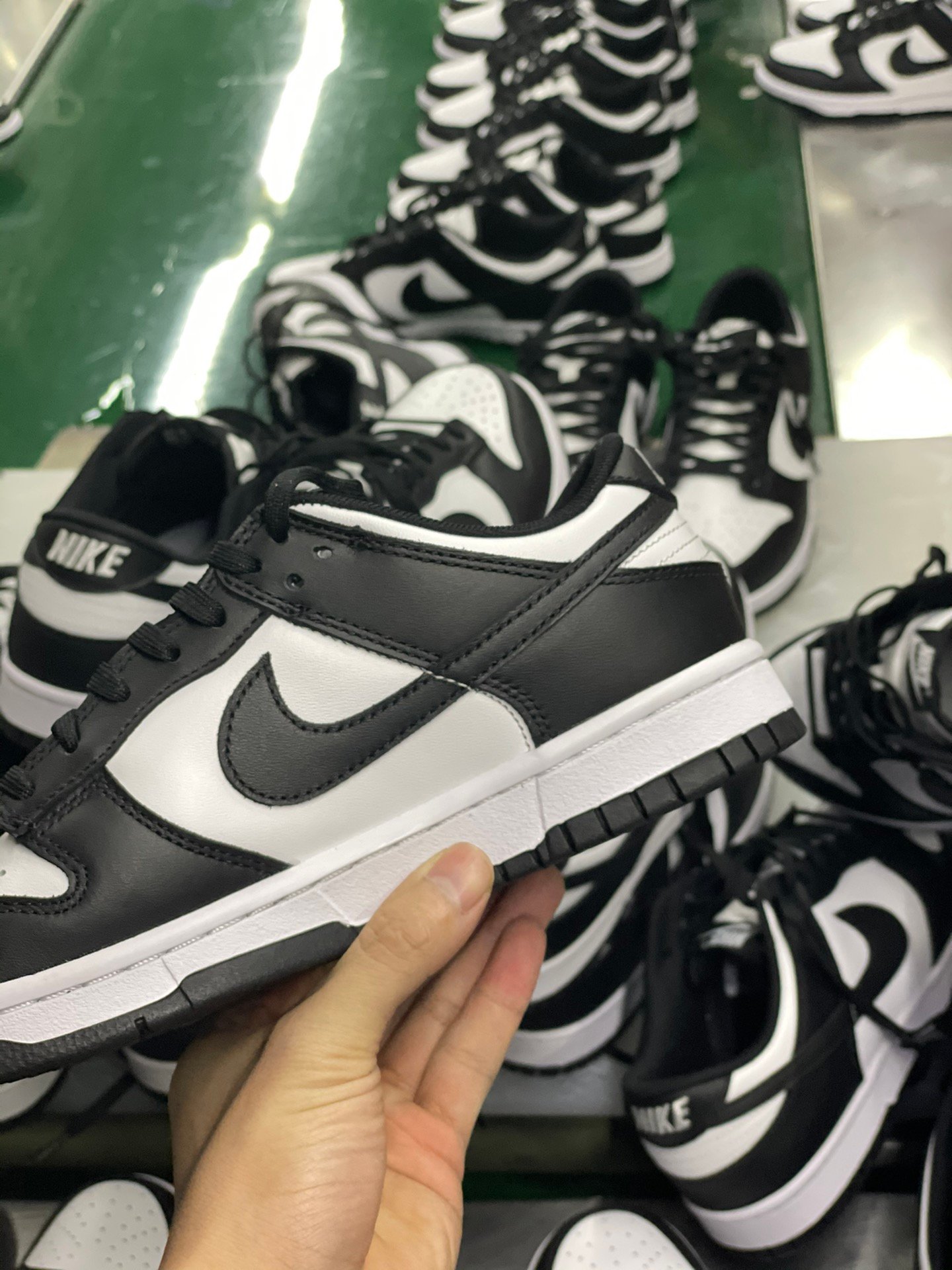 NK Dunk Low Retro Black/White - Sneakers - Image 4