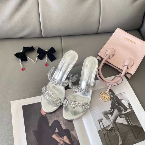 CL Just Nothing Crystal Mules - Heels
