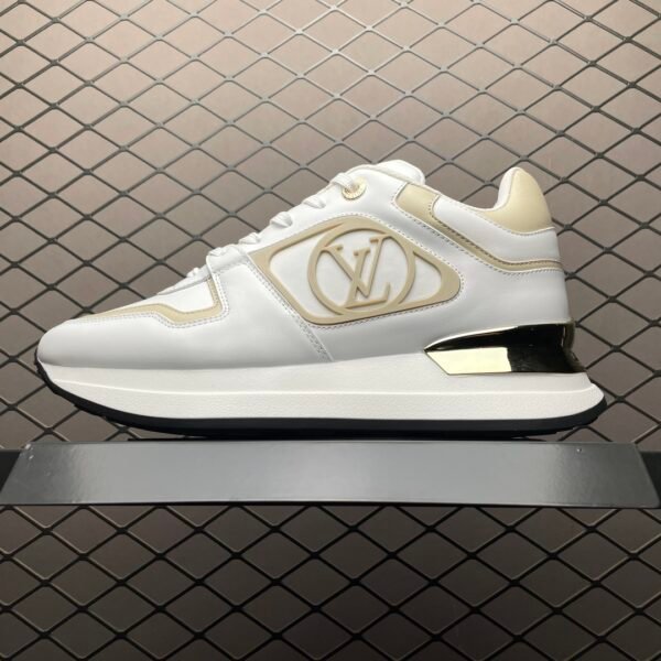LV Run Away Pulse White/Beige Leather - Sneakers