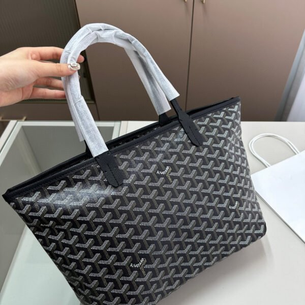 GYD Saint Louis PM Black GYDine Canvas - Bag