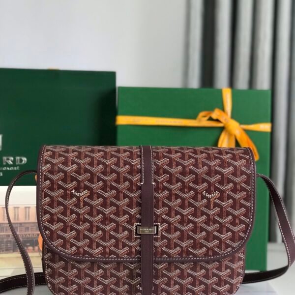 GYD Belvédère PM Burgundy GYDine Canvas - Bag
