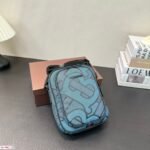 BBR Monogram Stripe E-Canvas Camera Bag Blue – Bag
