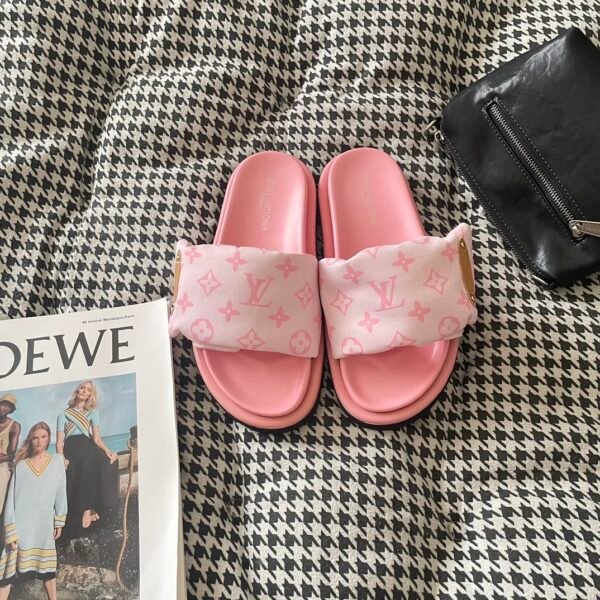LV Waterfront Pink Monogram - Slides
