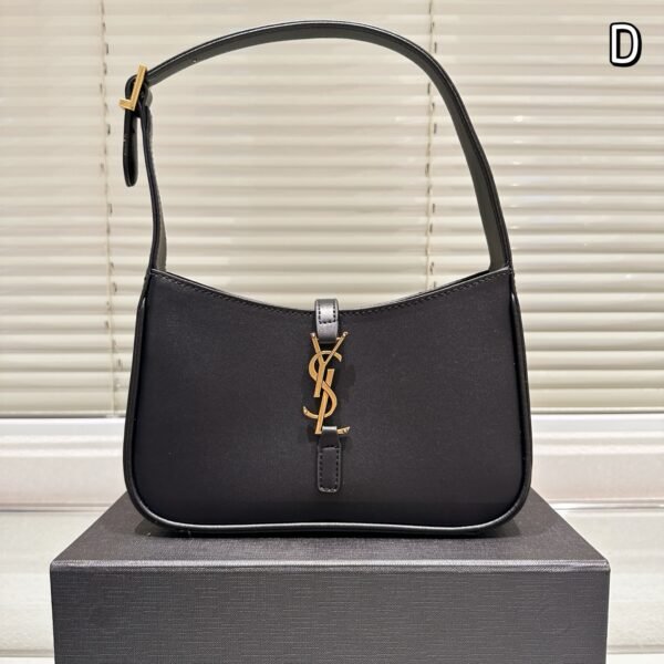 YSL Le 5 à 7 Hobo Black Leather - Bag