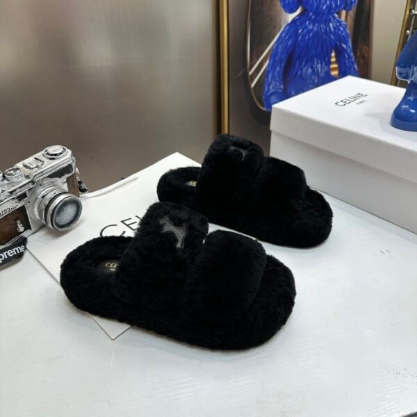 CEL Fur Slippers - Slides