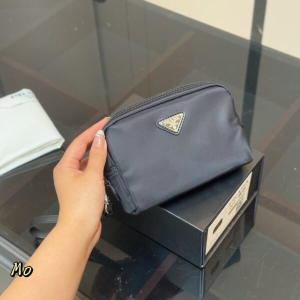 PR Re-Nylon Pouch Black Nylon - Bag