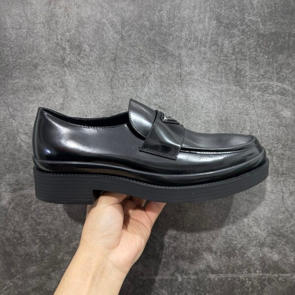 PR Brushed Leather Loafers - Shoes