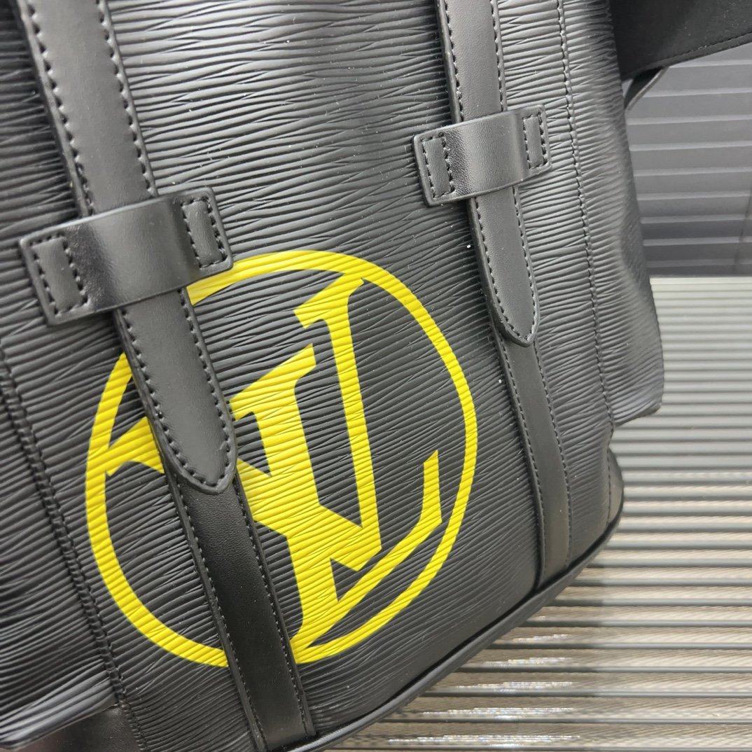 LV Christopher Backpack Black Epi - Bag - Image 5