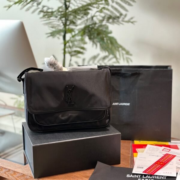 YSL Niki Black Nylon - Bag