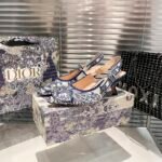 CD J'ACD Slingback Pump Blue Toile de Jouy – Heels