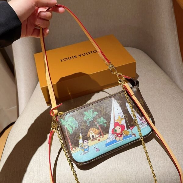 LV Pochette Felicie Christmas Animation - Bag