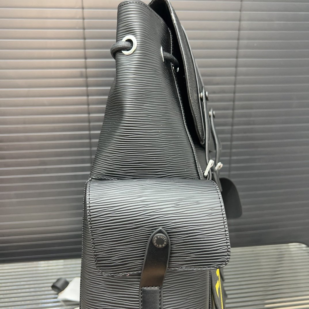 LV Christopher Backpack Black Epi - Bag - Image 6