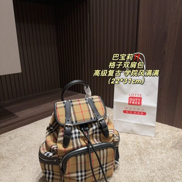 BBR Vintage Check Backpack - Backpack