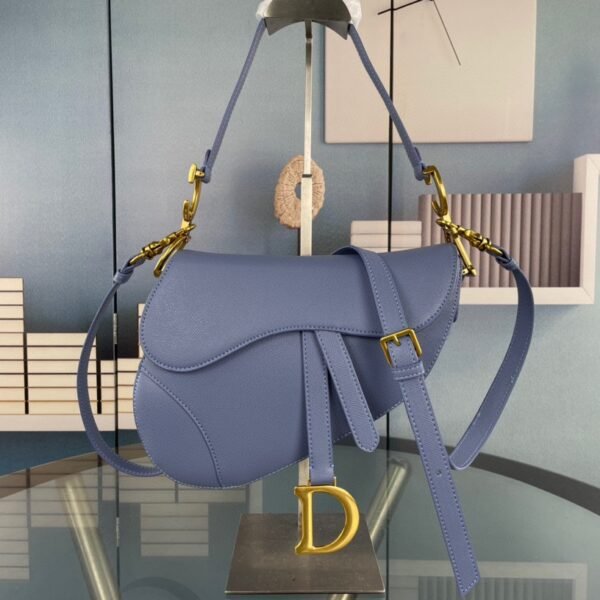 CD Saddle Blue Leather - Bag