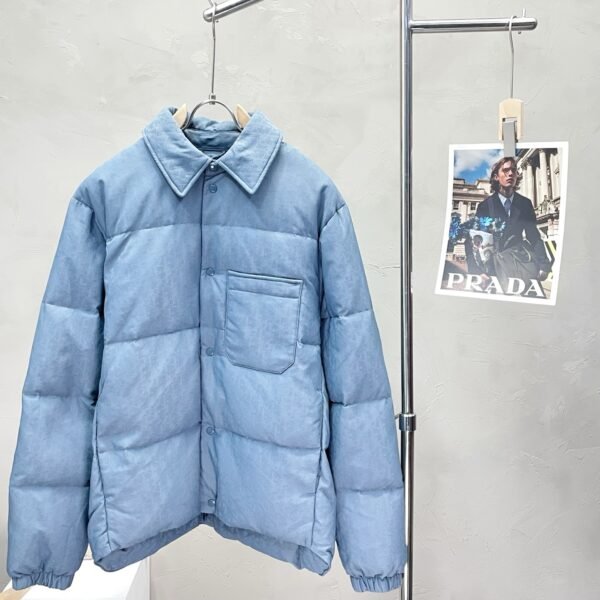 PR Re-Nylon Puffer Jacket 46 Blue/Black - Jacket
