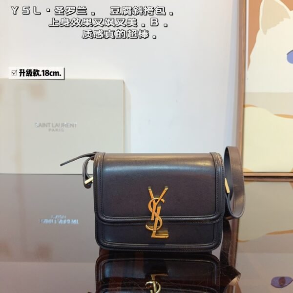 YSL Solferino Small Black Leather - Bag