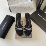 BAL Amina Crystal Sandals – Heels – Black