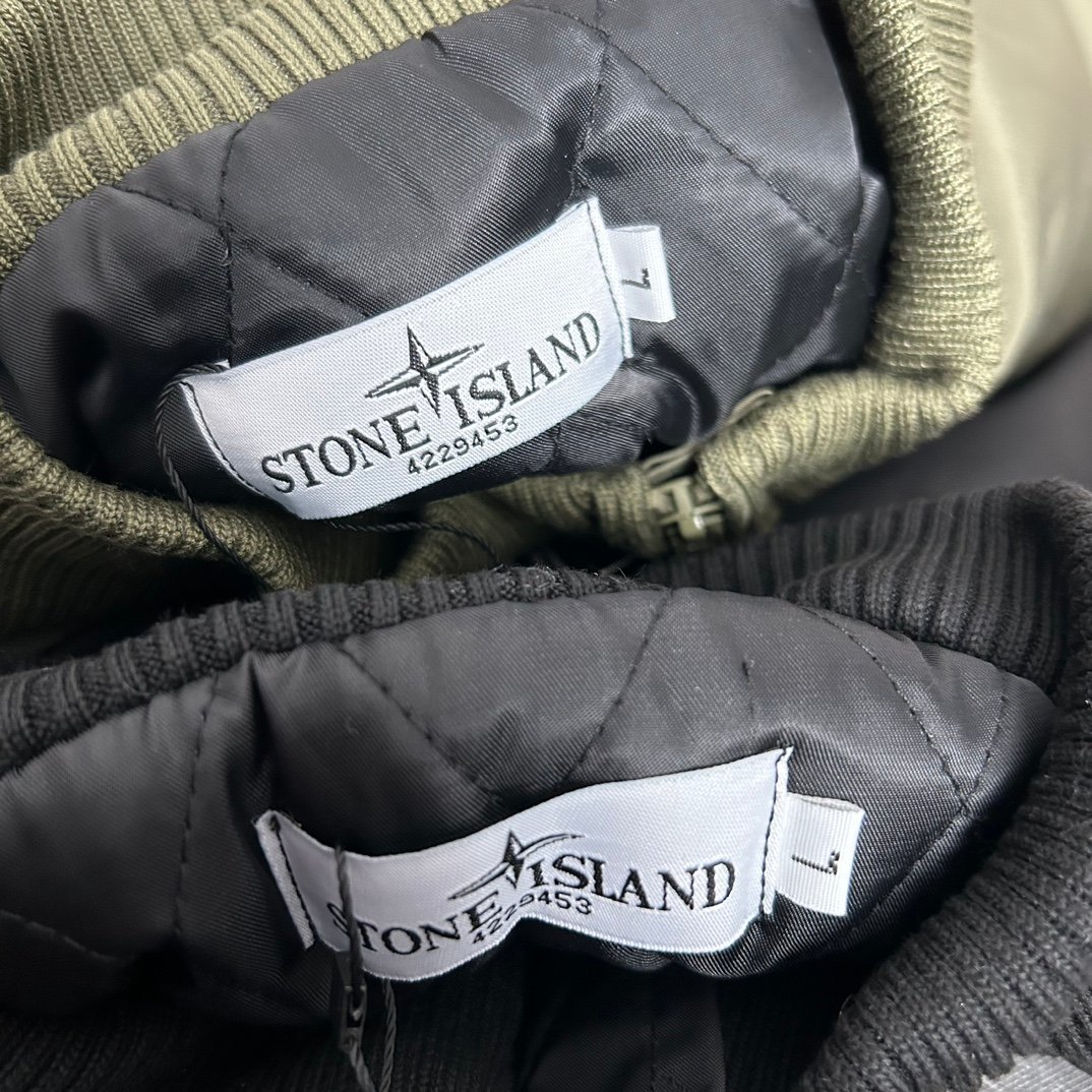 SI Ghost Piece Bomber Jacket Black/Olive - Jacket - Image 8