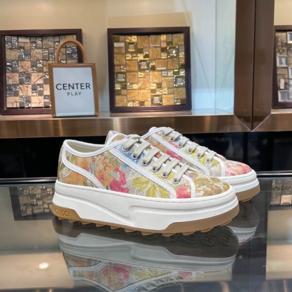 GG Screener Floral Canvas - Sneakers