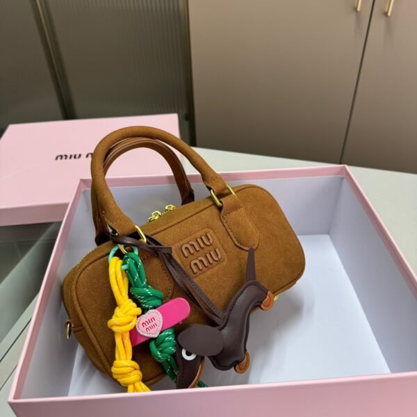 MIU Bowling Bag Suede - Bag